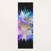 馬と蝶の女性 ヨガマット (裏面)