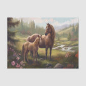 馬と足 薄葉紙 (正面)