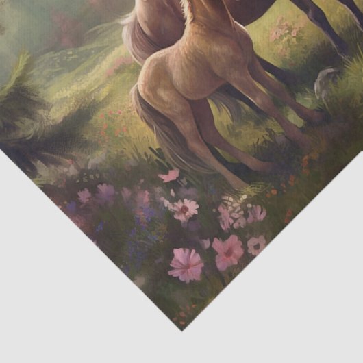 馬と足 薄葉紙 (詳細)