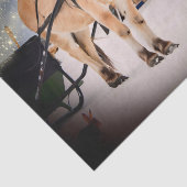 馬と農場での星空のクリスマスナイト 薄葉紙 (詳細)