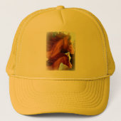 馬と馬の帽子 キャップ (正面)