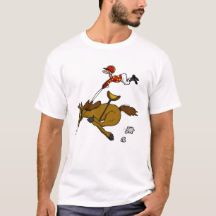 馬と馬の騎手 Tシャツ