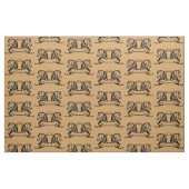 馬と馬蹄の2頭 ファブリック (ファットクウォーター)