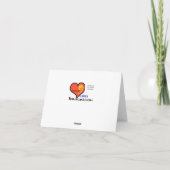 馬と馬車のハーズシルエットカー空白のド カード (裏面)