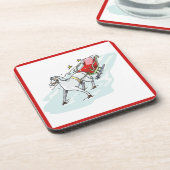 馬と馬車 –  コースター (左側)