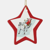 馬と馬車 –  セラミックオーナメント (右)