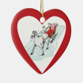 馬と馬車 – セラミックオーナメント (右)