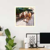 馬と馬車 ポスター (ホームオフィス)