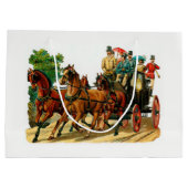 馬と馬車 ラージペーパーバッグ (裏面)