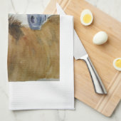 馬と馬 キッチンタオル (四つ折り)