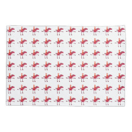 馬と馬 枕カバー