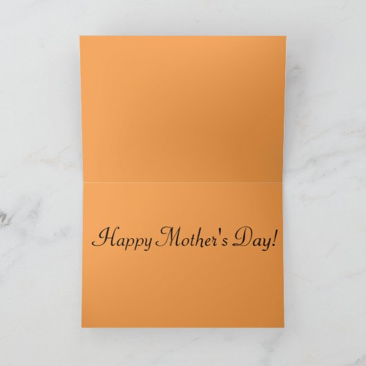 馬と馬"母親は尊敬する人である。 カード (内部)