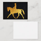 馬と騎手 名刺 (正面/裏面)
