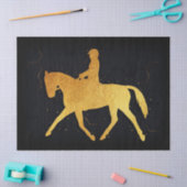 馬と騎手 薄葉紙 (クラフト)