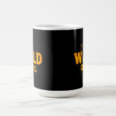 馬と「Wild Girl」サイン コーヒーマグカップ (中央)