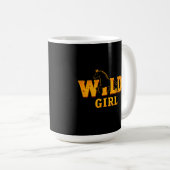 馬と「Wild Girl」サイン コーヒーマグカップ (正面右)