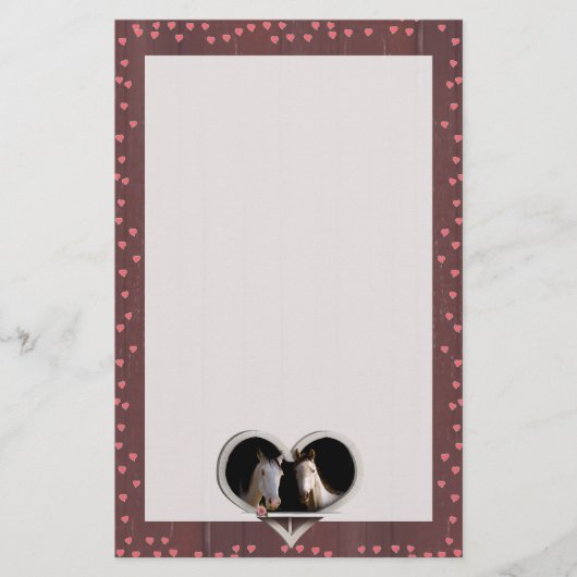 馬にのまわりに乗る? 便箋 (正面)