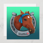 馬にワッフル シーズンカード (正面/裏面)