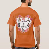 馬に乗ったウエートレス Tシャツ (裏面)