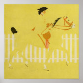 馬に乗った女性 ポスター (正面)