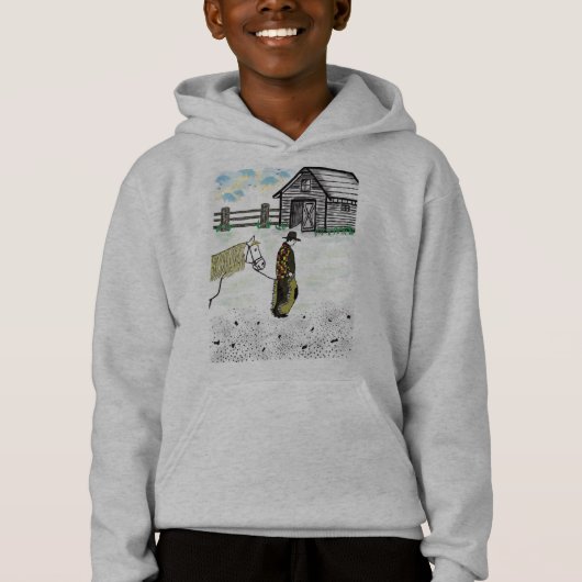 馬に乗った後 (正面)