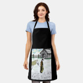 馬に乗った後 エプロン (着用した状態)