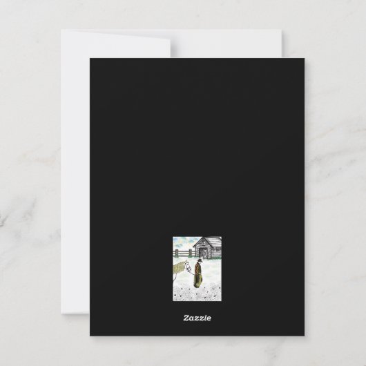 馬に乗った後 シーズンカード (裏面)