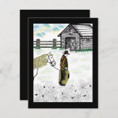 馬に乗った後 シーズンカード (正面/裏面)