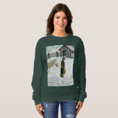 馬に乗った後 スウェットシャツ (正面フル)