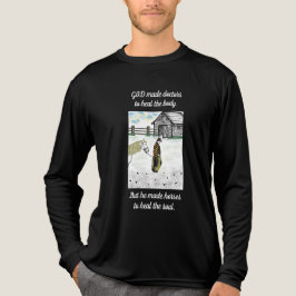馬に乗った後 トライブレンドTシャツ
