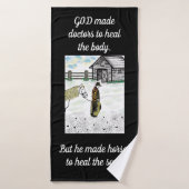 馬に乗った後 バスタオル (バスタオル)