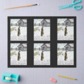 馬に乗った後 薄葉紙 (クラフト)