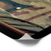 馬に乗った戦士を描いたカーペット ポスター (角)