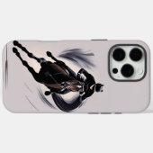 馬に乗った騎手が疾走する Case-Mate iPhoneケース (裏面 (横))