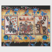 馬に乗ってプリンセスPENTHESILEIAおよび青い騎士 ラッピングペーパー (フラット)