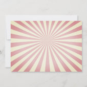 馬に乗って少年の誕生日を迎える 招待状 (裏面)