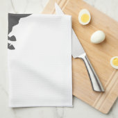 馬に乗って投げ投げ投げ投げ投げ投げ投げ キッチンタオル (四つ折り)