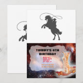 馬に乗って投げ投げ投げ投げ投げ投げ投げ 招待状 (正面/裏面)