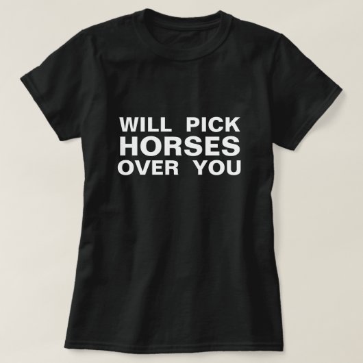 馬に乗って来る Tシャツ (デザイン正面)
