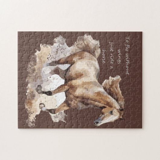 馬に乗って翼を無く飛ぶ ジグソーパズル (横)