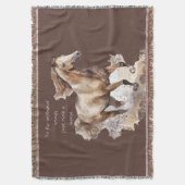 馬に乗って翼を無く飛ぶ スローブランケット (正面縦)