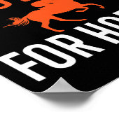 馬に乗って馬のために弟を交換する ポスター (角)