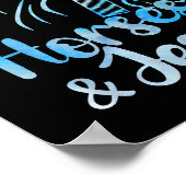 馬に乗っ走た女の子イエスクリスチャン馬術 ポスター (角)