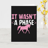 馬に乗るのが流行だと思ってた？面白い馬術・乗馬女子 カード (黄色い花)