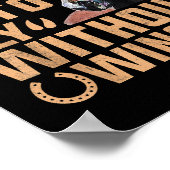 馬に乗るは馬さよなく飛ぶ ポスター (角)