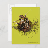 馬に乗るアラゴン ポストカード (正面/裏面)