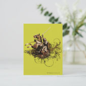 馬に乗るアラゴン ポストカード (スタンド正面)