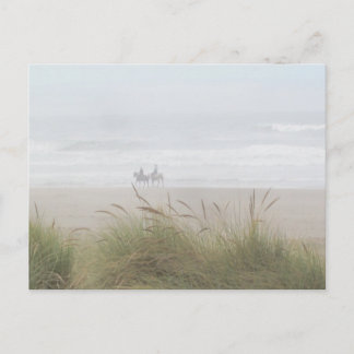 馬に乗るビーチ葉書 ポストカード