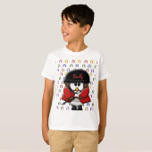 馬に乗るフクロウ Tシャツ (正面フル)