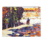 馬に乗るワシリー・カンディンスキーとセント・クラウドの公園 カレンダー (カバー)
